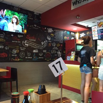 Sushi Runner - Jurassic World while we wait for rolls - Sushi Bars Near Me - Miami Lakes, Florida Sushi Runner - Jurassic World while we wait for rolls - Sushi Bars Near Me - Miami Lakes, Florida