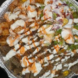 Combo Platter (shrimp and lamb) Combo Platter (shrimp and lamb)