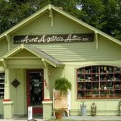 Aunt Agatha's Attic - View from the front of the store..come in to see more.
