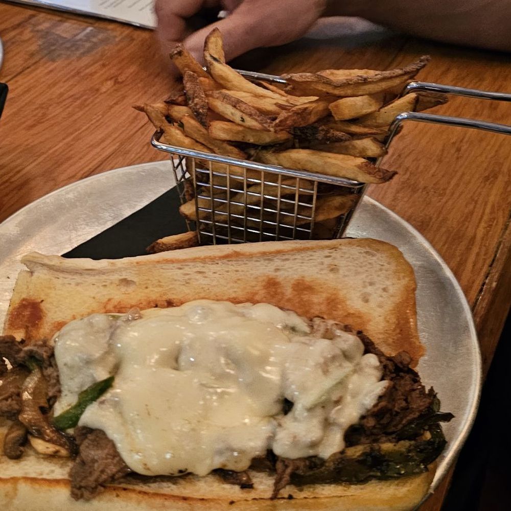 Real McCoy's - Philly cheese steak sandwich - New American Near Me - Wake Forest, North Carolina Real McCoy's - Philly cheese steak sandwich - New American Near Me - Wake Forest, North Carolina
