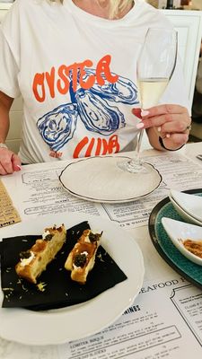 Humble Oysters and Bubbles by null