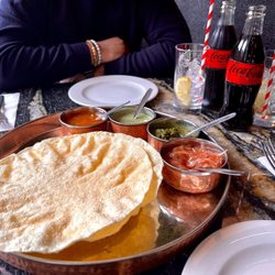 Zouk Tea Bar & Grill - Popadoms & Pickle Tray