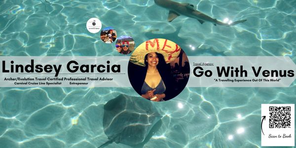 Our Story - "Go With Venus" is a travel agency dedicated to providing each client with tailored travel solutions. We specialize in flights, cruises, hotel stays, rental cars, shows, sporting events, all-inclusive packages and more. Whether you're looking for a luxurious vacation or a budget-friendly package, "Go With Venus" is the perfect travel agent for all of your travel needs. Create an unforgettable vacation experience with "Go With Venus" today! Let's give you "A travelling experience out of this world!" Our Story - "Go With Venus" is a travel agency dedicated to providing each client with tailored travel solutions. We specialize in flights, cruises, hotel stays, rental cars, shows, sporting events, all-inclusive packages and more. Whether you're looking for a luxurious vacation or a budget-friendly package, "Go With Venus" is the perfect travel agent for all of your travel needs. Create an unforgettable vacation experience with "Go With Venus" today! Let's give you "A travelling experience out of this world!"