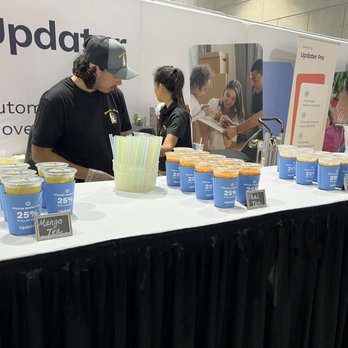 Beachin Boba - Three flavor options were presented to attendees with easy-to-read signs. - Bubble Tea Near Me Beachin Boba - Three flavor options were presented to attendees with easy-to-read signs. - Bubble Tea Near Me