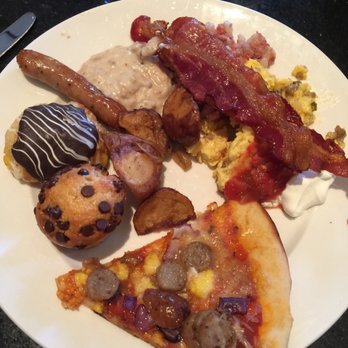 The Kitchen - Array of breakfast foods including breakfast pizza! - New American Near Me - Orlando, Florida The Kitchen - Array of breakfast foods including breakfast pizza! - New American Near Me - Orlando, Florida