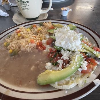 Bellflower Diner - (Favorite) Huevos Rancheros - Breakfast & Brunch Near Me - Bellflower, California