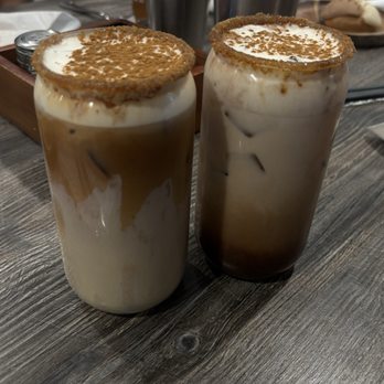 Bandoleros Cafe - Bandit Iced Latte w/ Cold Foam & Abuelita Iced Latte w/ Cold foam - Breakfast & Brunch Near Me - Huntington Beach, California Bandoleros Cafe - Bandit Iced Latte w/ Cold Foam & Abuelita Iced Latte w/ Cold foam - Breakfast & Brunch Near Me - Huntington Beach, California