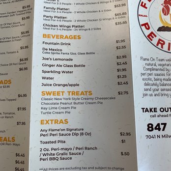 Flame On Peri Peri Grill - Burgers Near Me - Niles, Illinois Flame On Peri Peri Grill - Burgers Near Me - Niles, Illinois