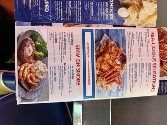 Menu photo 1 Joe's Crab Shack Branson, MO
