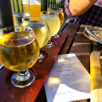 Clarksburg Cider - A flight of 4 ciders - Cideries Near Me - Lancaster, New York Clarksburg Cider - A flight of 4 ciders - Cideries Near Me - Lancaster, New York
