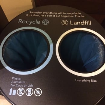 Starbucks - I'm liking their new garbage can!  Nice visual reminder to recycle. - Coffee & Tea Near Me - Williamsville, New York
