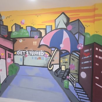 Get Stuffed - Painted wall mural - Ice Cream & Frozen Yogurt Near Me - New York, New York