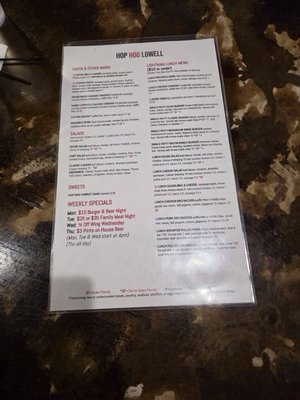 Menu photo 1 Hop Hog Lowell, MI