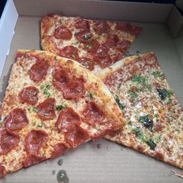 Pepperoni and margherita Pepperoni and margherita