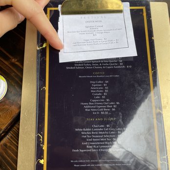 Festivál Cafe - Menu - Cocktail Bars Near Me - New York, New York