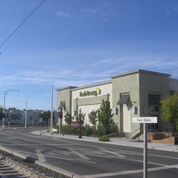 VTA Light Rail - Fair Oaks Station - View of the Fresh & Easy across the street.
