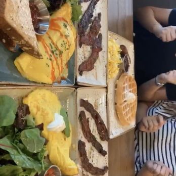 First Watch - Million dollar bacon, avocado and crab omelettes and trifecta meal (waffle, eggs, sausage) - Breakfast & Brunch Near Me - Houston, Texas First Watch - Million dollar bacon, avocado and crab omelettes and trifecta meal (waffle, eggs, sausage) - Breakfast & Brunch Near Me - Houston, Texas
