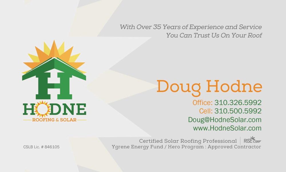 Slide of Hodne Roofing & Solar