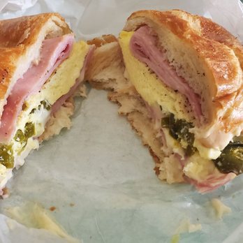 Evergreen Donut - #8 Ham and Cheese Croissant with Jalapenos - highly recommended! - Donuts Near Me - San Jose, California Evergreen Donut - #8 Ham and Cheese Croissant with Jalapenos - highly recommended! - Donuts Near Me - San Jose, California