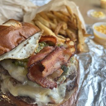 The Burger Point - The Dirty South Burger - Burgers Near Me - Chicago, Illinois