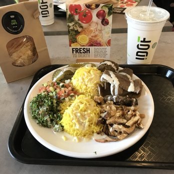 IDOF Fresh Mediterranean - $11.50 All platter and the pita chips and soda is separate but worth getting on the side. - Mediterranean Near Me - Chicago, Illinois IDOF Fresh Mediterranean - $11.50 All platter and the pita chips and soda is separate but worth getting on the side. - Mediterranean Near Me - Chicago, Illinois