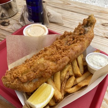 Dune Brothers - Fish and chips. - New American Near Me - Providence, Rhode Island