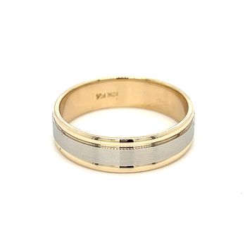 Nedrick Gavin Jewelers - Classic two tone gents wedding bands. - Jewelry Near Me - Alpharetta, Georgia Nedrick Gavin Jewelers - Classic two tone gents wedding bands. - Jewelry Near Me - Alpharetta, Georgia