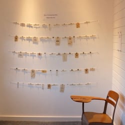 Abe Louise Young - A wall of writing prompts.