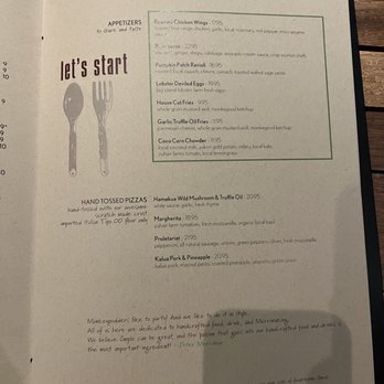 Monkeypod Kitchen by Merriman - Menu - New American Near Me - Kihei, Hawaii