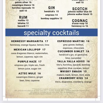 Mina Lounge - Menu - Hookah Bars Near Me - San Diego, California Mina Lounge - Menu - Hookah Bars Near Me - San Diego, California