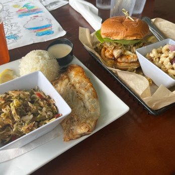 Southernmost Beach Cafe - "Catch of the day" Grilled snapper with key lime sauce and cole slaw? blackened snapper with pasta salad. - Venues & Event Spaces Near Me - Key West, Florida