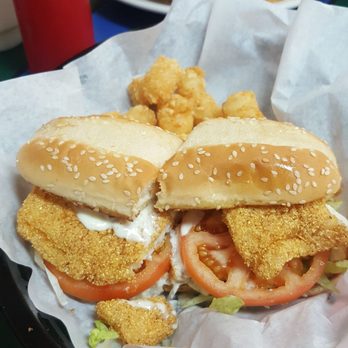 Carla's Snak Shak - So,  i ordered the Catfish po boy. - Seafood Near Me - Highlands, Texas