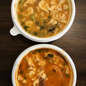 Tofu Plus - Mild Tofu Soup (top), Medium Tofu Soup (bottom) - Korean Near Me - Cupertino, California Tofu Plus - Mild Tofu Soup (top), Medium Tofu Soup (bottom) - Korean Near Me - Cupertino, California