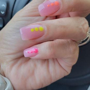 Edgy Nails & Spa - Vincent did a great job on my fun summer nails. - Nail Salons Near Me - Riverside, California Edgy Nails & Spa - Vincent did a great job on my fun summer nails. - Nail Salons Near Me - Riverside, California