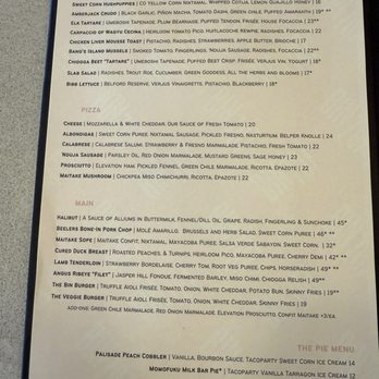 Bin 707 Foodbar - Menu August 2025 - New American Near Me - Grand Junction, Colorado