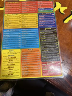 Menu photo 2 Primos Mexican Restaurant Prince George, VA Menu photo 2 Primos Mexican Restaurant Prince George, VA