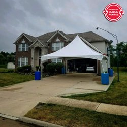 Brunswick True Value & Rental - One of our 20x20 tents.