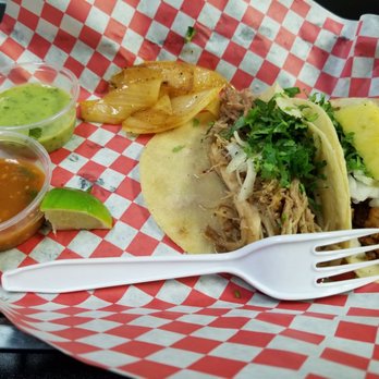 Lolis Tacos - Benjamin - One carnitas and one pastor taco.... so good! - Mexican Near Me - Tampa, Florida Lolis Tacos - Benjamin - One carnitas and one pastor taco.... so good! - Mexican Near Me - Tampa, Florida