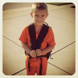 Truman Elementary School - Nate's first day of kindergarten at Truman.