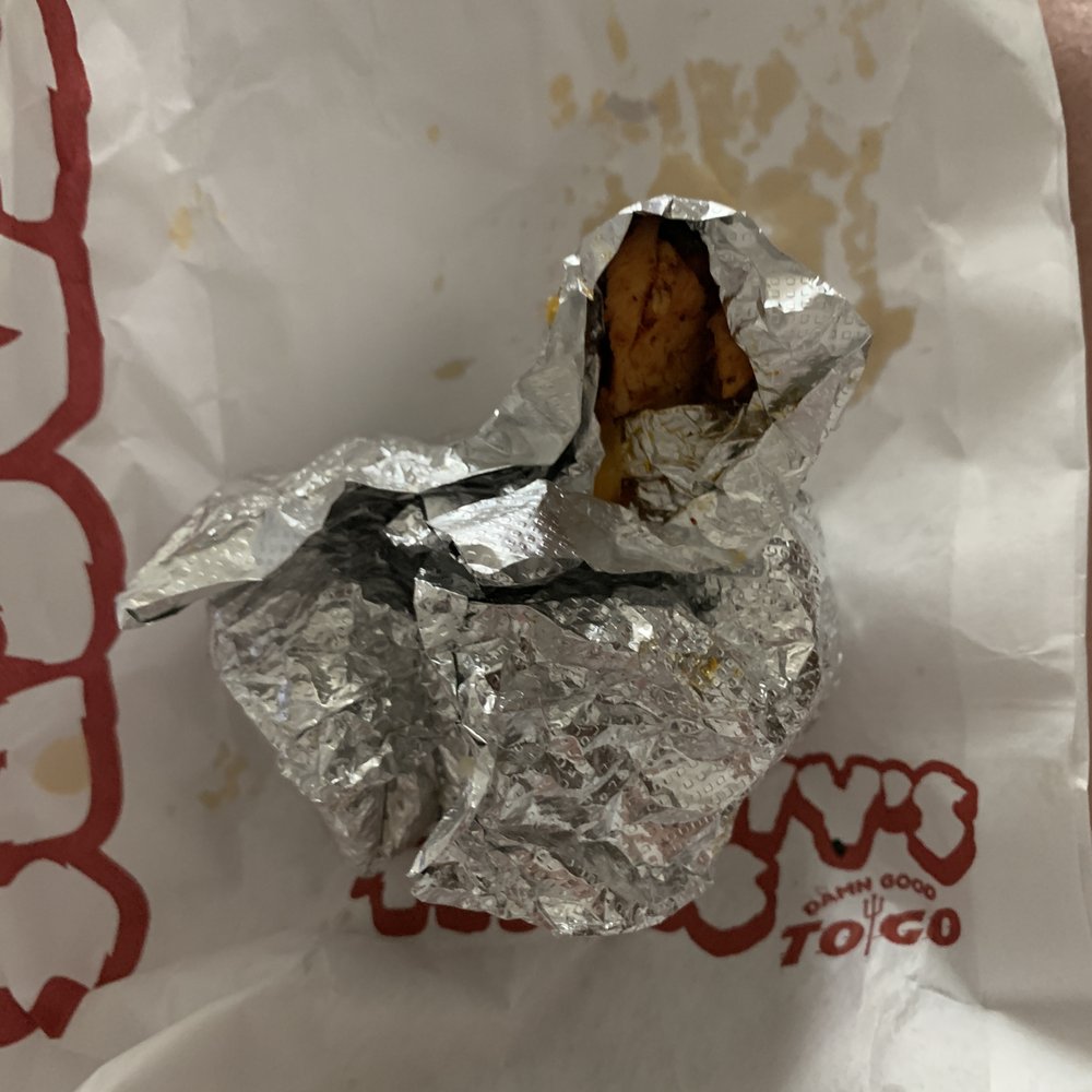 Torchy's Tacos - All balled up like it's trash. WHY? - Tacos Near Me - Boulder, Colorado Torchy's Tacos - All balled up like it's trash. WHY? - Tacos Near Me - Boulder, Colorado