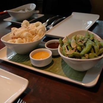 NECTAR - Calamari and edamane (photographed by Dave Hong) - Sushi Bars Near Me - Berwyn, Pennsylvania NECTAR - Calamari and edamane (photographed by Dave Hong) - Sushi Bars Near Me - Berwyn, Pennsylvania