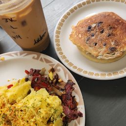 Hash w/ side pancake Hash w/ side pancake
