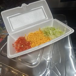 What was given for 60 mini chimichangas for toppings.