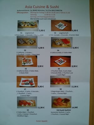 Menu photo 3 Asia Cuisine Munich, BY Menu photo 3 Asia Cuisine Munich, BY