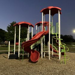 Rotary Park - Well lit playground for kids.
