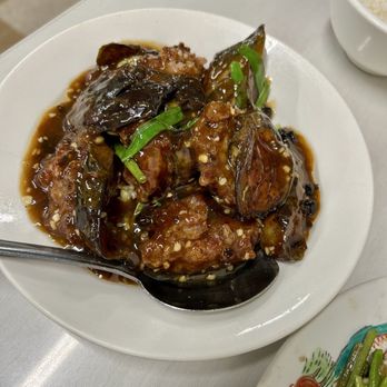 Waimalu Chop Suey - Stuffed eggplant in garlic black bean sauce - Chinese Near Me - Aiea, Hawaii Waimalu Chop Suey - Stuffed eggplant in garlic black bean sauce - Chinese Near Me - Aiea, Hawaii