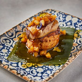 Cafe La Trova - NEW! SEARED FOIE GRAS spanish french toast, maduros, maple syup - Cocktail Bars Near Me - Miami, Florida Cafe La Trova - NEW! SEARED FOIE GRAS spanish french toast, maduros, maple syup - Cocktail Bars Near Me - Miami, Florida