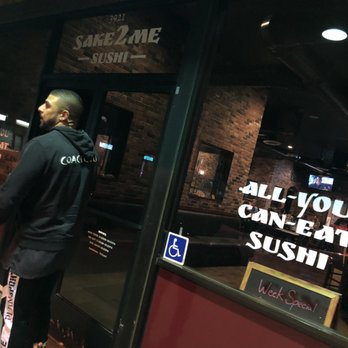 Sake 2 Me Sushi - Outside with a handsome stranger - Sushi Bars Near Me - Simi Valley, California