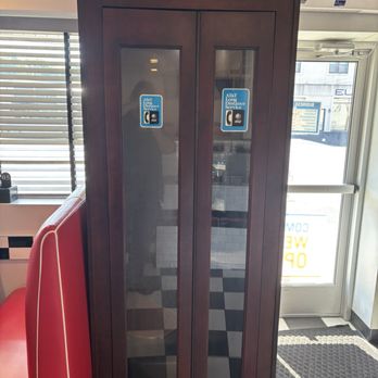 Kabab & Naan - Old phone booth in Restaurant! Everything was Immaculately Clean!! - Pakistani Near Me - Moosic, Pennsylvania