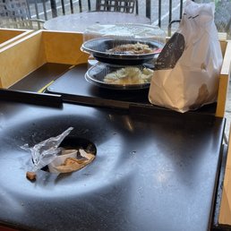 Over flowing trash